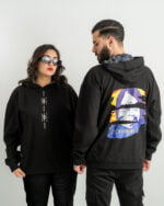 HOODIE NOSTALGIA HERITAGE LINE BLACK