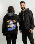 HOODIE NOSTALGIA HERITAGE LINE BLACK