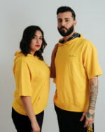 HOODIE VELLUTO YELLOW
