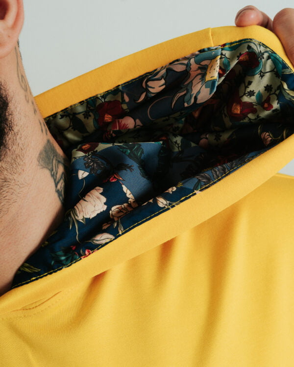 HOODIE VELLUTO YELLOW