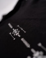 HOODIE NOSTALGIA HERITAGE LINE BLACK