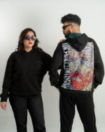 HOODIE NOVA ASTRAL ELEGANCE BLACK